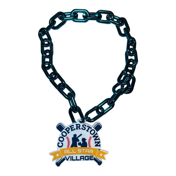 Cooperstown Allstar Village power necklace Color is Blue it is new - Picture 1 of 5